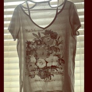 Lucky Brands Woman’s Cold Shoulder Tee